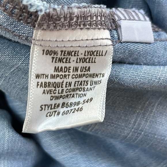 Anthropologie Cloth & Stone chambray dress - Picture 7 of 8